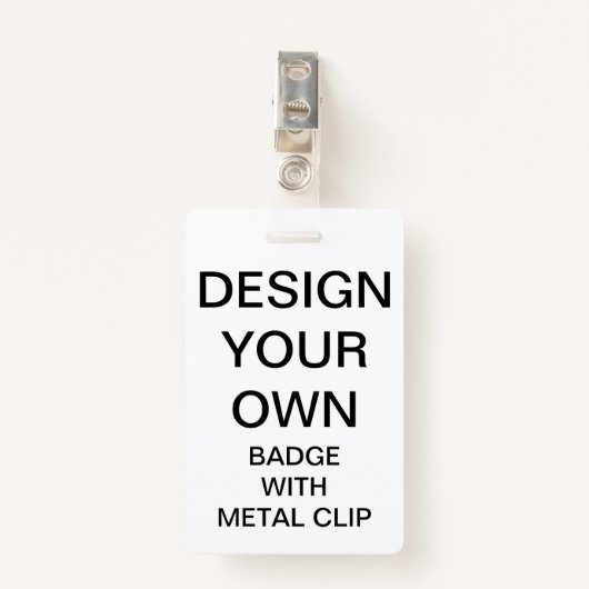 金属クリップが付いているカスタムでパーソナライズなバッジ バッジ (正面クリップ)