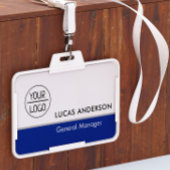 金属クリップカスタム付き懸命プラスチックネームバッジ バッジ