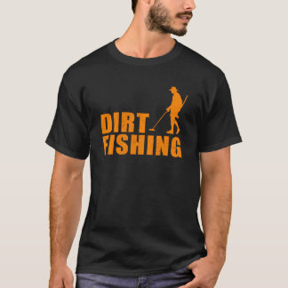 金属クール検出男性へ女おもしろいの汚れFis Tシャツ