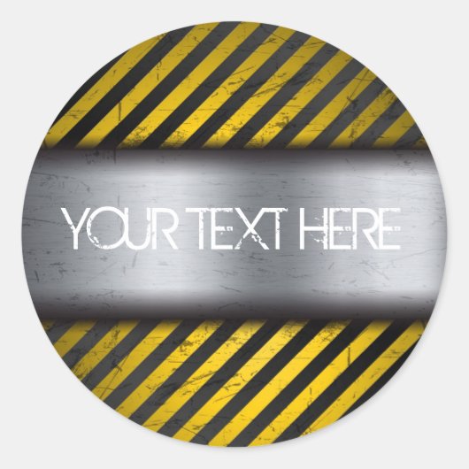 金属グランジシール ラウンドシール (正面)