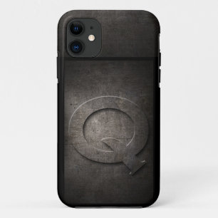 金属グランジモノグラムIphoneケース iPhone 11 ケース