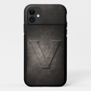 金属グランジモノグラムIphoneケース iPhone 11 ケース
