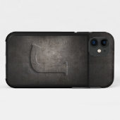 金属グランジモノグラムIphoneケース Case-Mate iPhoneケース (裏面(横))