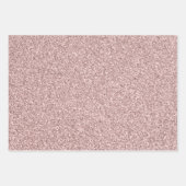 金属グリッター包装紙フラットシートセット3 ラッピングペーパーシート (正面)