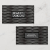 金属グリルパターン 名刺 (正面/裏面)