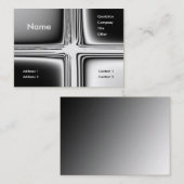 金属グルービー 名刺 (正面/裏面)