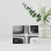 金属グルービー 名刺 (スタンド正面)