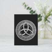 金属ケルト三位一体ノット ポストカード (スタンド正面)