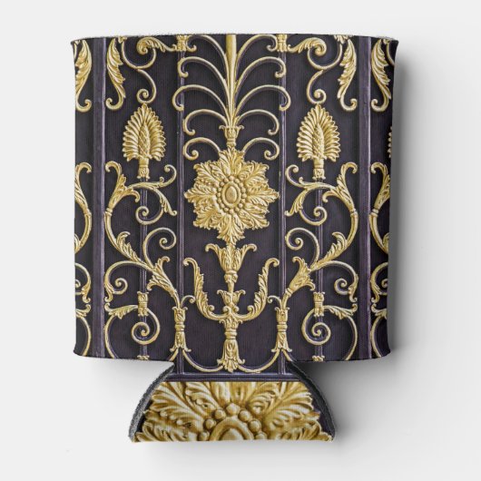 金属ゲート、複雑なパターンデザイン。 缶クーラー (正面)