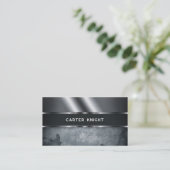 金属コンクリート工モダン業所 名刺 (スタンド正面)