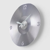 金属コンテンポラリーデザイン壁時計 ラージ壁時計 (傾斜)