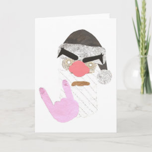金属サンタNotecard シーズンカード