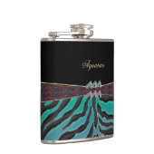 金属シマウマの(占星術の)十二宮図の印のアクエリアス フラスク (右)