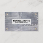 金属シート |金属製ねじ名刺 名刺 (正面)