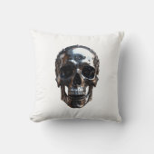 金属スカル クッション (正面)