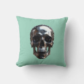 金属スカル クッション (正面)