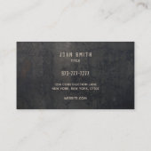 金属スクラップのリサイクル用金属名刺 名刺 (裏面)