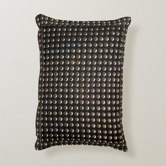金属スタッド模様 アクセントクッション (裏面(縦))