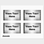 金属ステッグランジカー 長方形シール (シート)