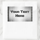 金属ステッグランジカー 長方形シール (バッグ)