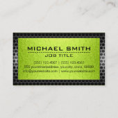 金属ステンレスモダン鋼縁ど#2 名刺 (裏面)