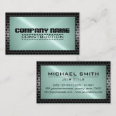 金属ステンレス鋼のルック縁どー#33 名刺 (正面/裏面)