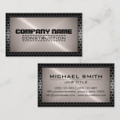 金属ステンレス鋼のルック縁どー#43 名刺 (正面/裏面)