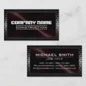 金属ステンレス鋼のルック縁どー#50 名刺 (正面/裏面)