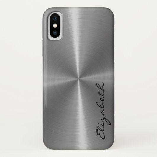 金属ステンレス鋼の外観 Case-Mate iPhoneケース (裏面)