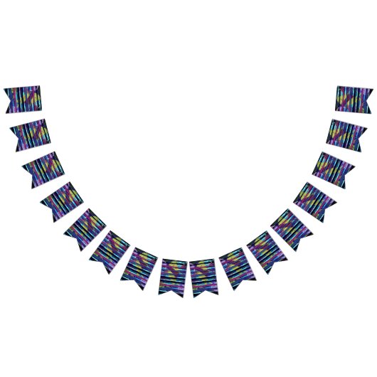 金属ストライプ粒子 バンティングフラッグ (全)