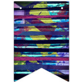 金属ストライプ粒子 バンティングフラッグ (第1の旗)