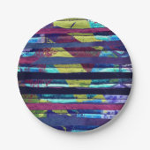 金属ストライプ粒子 ペーパープレート (正面)
