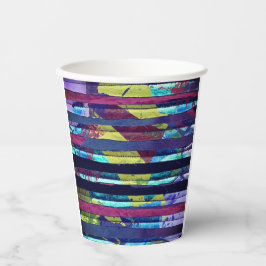 金属ストライプ粒子 紙コップ