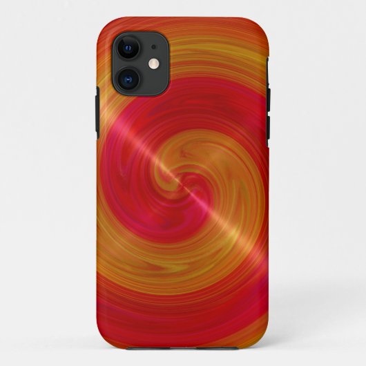 金属スパイラル抽象芸術アート Case-Mate iPhoneケース (裏面)