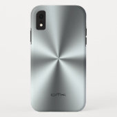金属スフェイクテンレス鋼の外観 Case-Mate iPhoneケース (裏面)