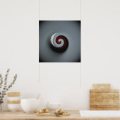 金属スワール ポスター (キッチン)