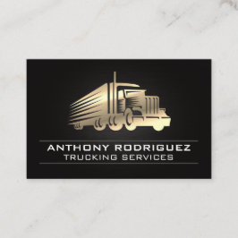 金属セミトラック | ドライバ | 物流の配送 名刺