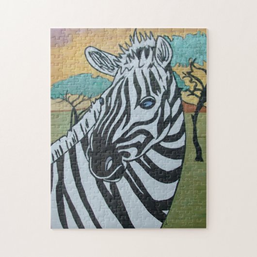 金属ゼブラパズル ジグソーパズル (縦)