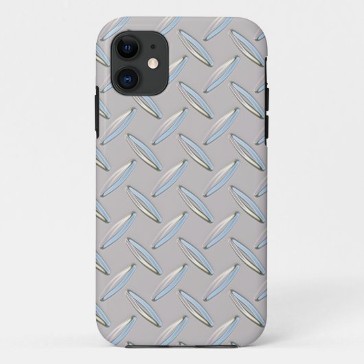 金属ダイヤモンドのプレート Case-Mate iPhoneケース (裏面)