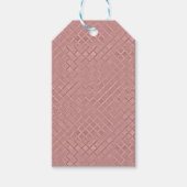金属ダイヤモンドパターン ギフトタグ (正面)