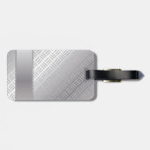 金属ダイヤモンドパターン ラゲッジタグ (裏面横)