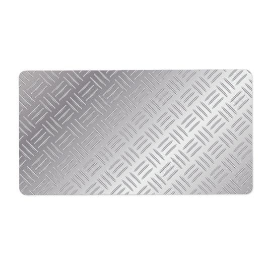 金属ダイヤモンドパターン ラベル (正面)