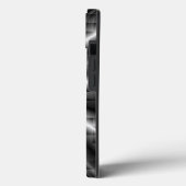 金属ダークステンレス鋼モザイク Case-Mate iPhoneケース (裏面 / 左)