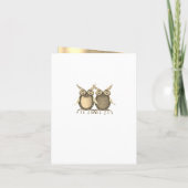 金属テクスチモダンックカップルのシャワー 招待状 (裏面)