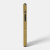 金属テクスチャ ゴールドの表面 iPhoneケース (左側面)
