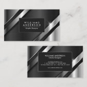 金属テクスチャ 名刺 (正面/裏面)