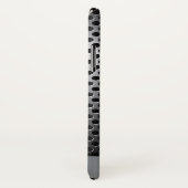 金属テクスフェイクチャカスタムモノグラムの電話ケース Case-Mate iPhoneケース (裏面/右)