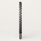 金属テクスフェイクチャカスタムモノグラムの電話ケース Case-Mate iPhoneケース (裏面/左)