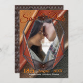 金属テクスモダンチャ セーブザデート (正面/裏面)