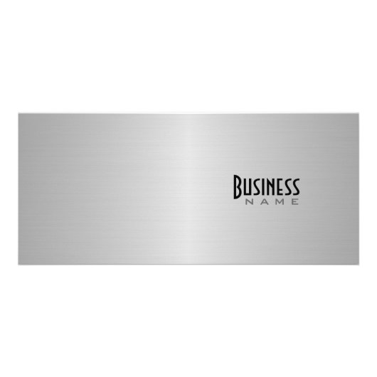 金属デザインの棚カード ラックカード (正面)